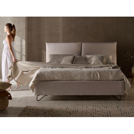 CAMA TAPIZADA LISO