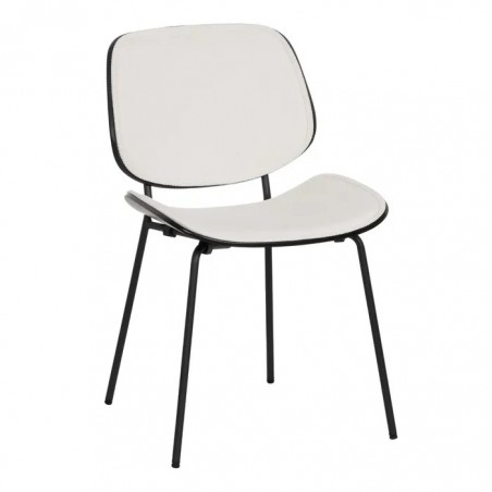 SILLA BLANCO DM-METAL SALÓN