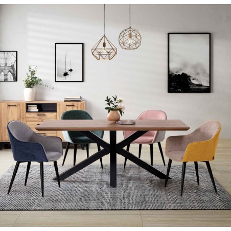 MESA COMEDOR NOGAL
