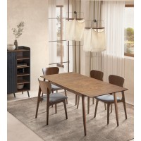 MESA COMEDOR MADERA NATURAL