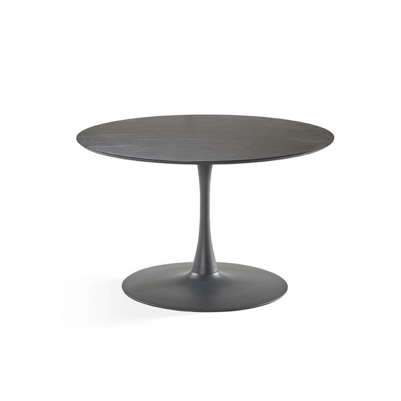 MESA COMEDOR REDONDA NEGRO