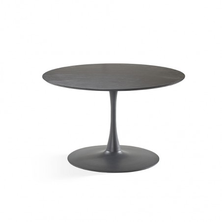MESA COMEDOR REDONDA NEGRO