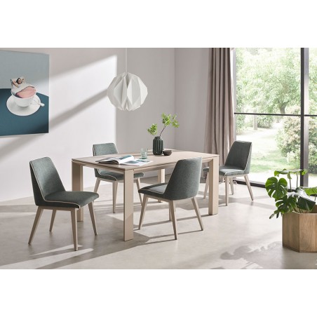 MESA COMEDOR ESTILO MODERNO EXTENSIBLE