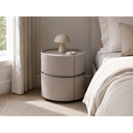 Mesita Ronda · Beige