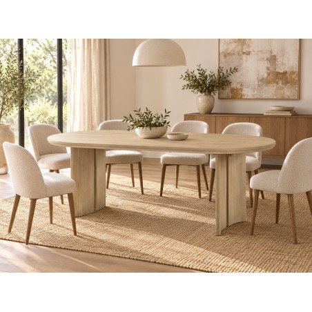 MESA COMEDOR MADERA MACIZA