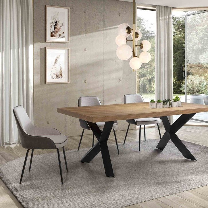 MESA COMEDOR PATA CURVA