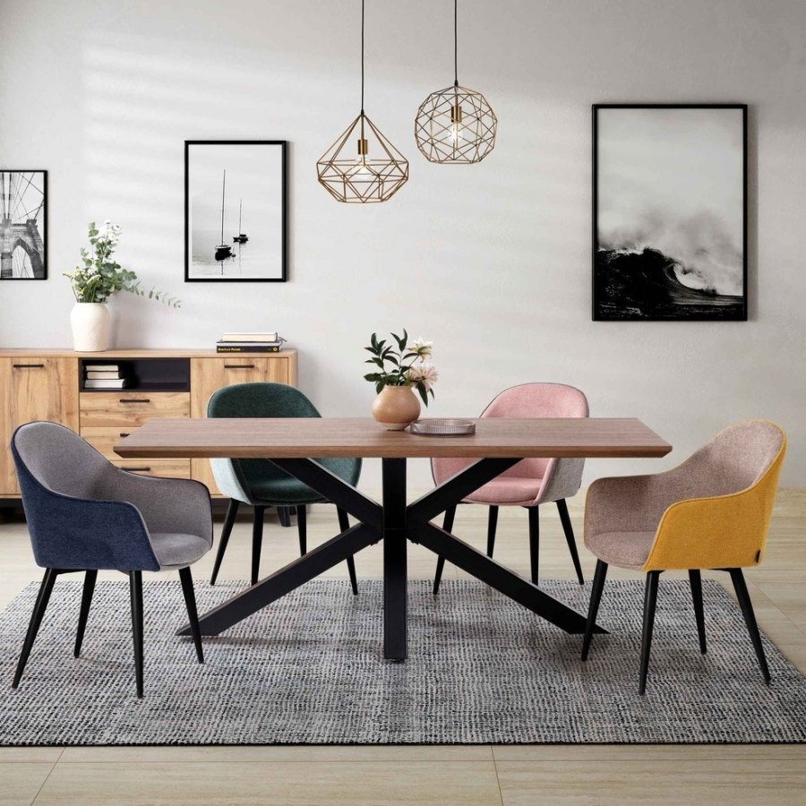 MESA COMEDOR NOGAL