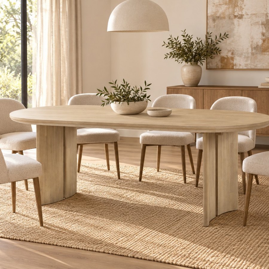 MESA COMEDOR MADERA MACIZA