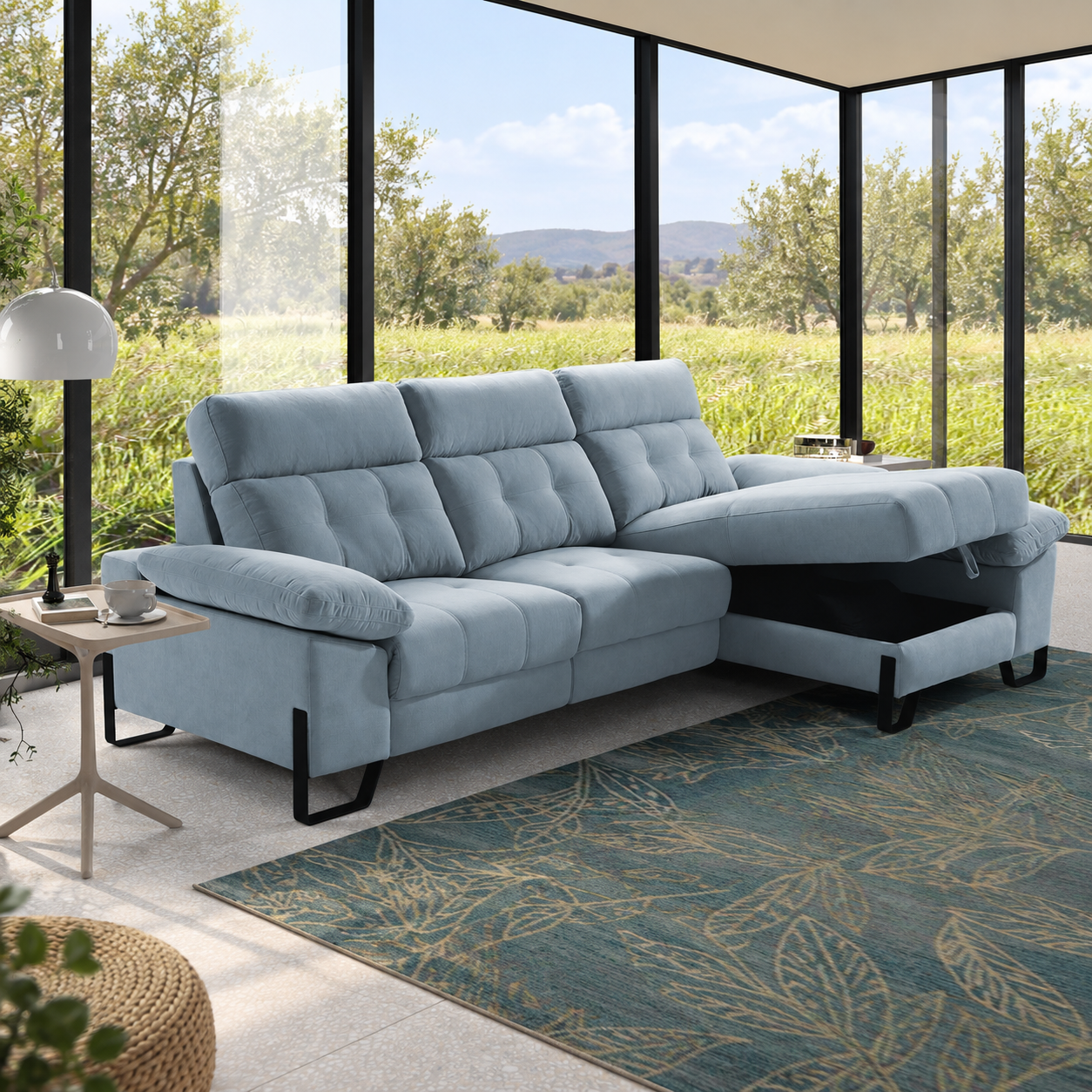 SOFÁ CHAISELONGUE/LINEAL ADRA