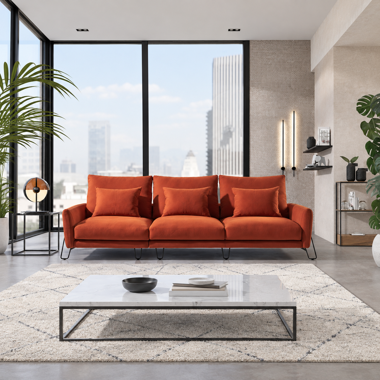SOFA LINEAL/CHAISELONGUE VEJER