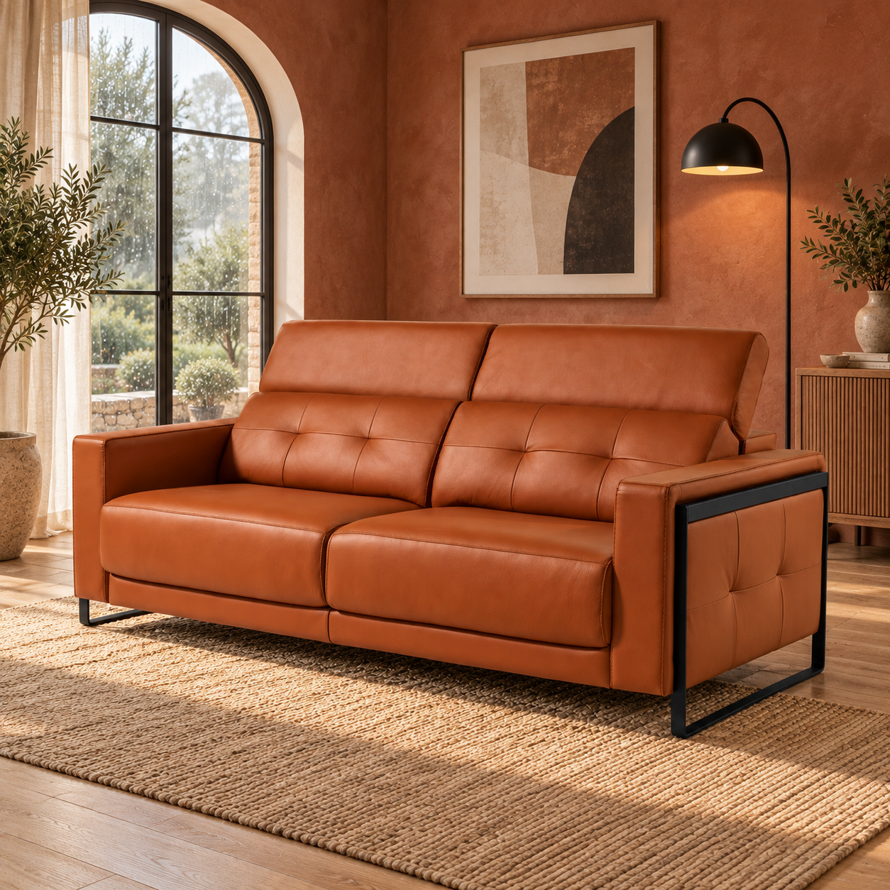 SOFÁ LINEAL/CHAISELONGUE ENZO