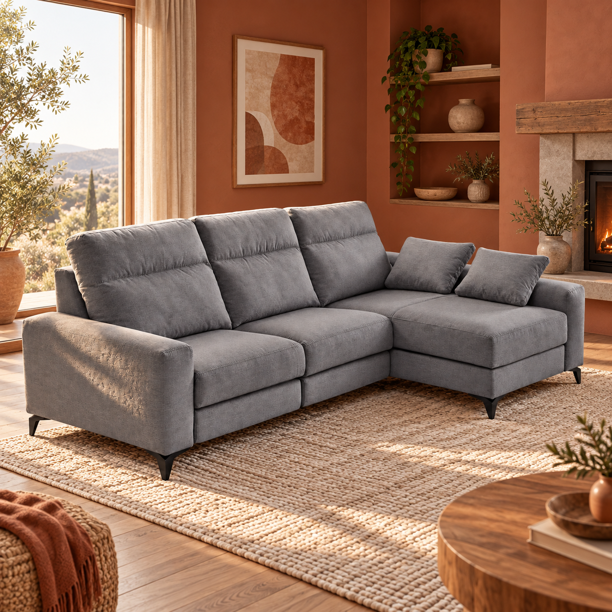 SOFÁ CHAISELONGUE SETENIL
